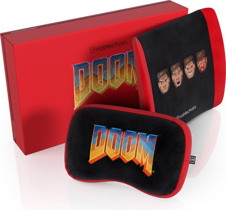 noblechairs Set di cuscini in memory foam - DOOM Retro Edition
