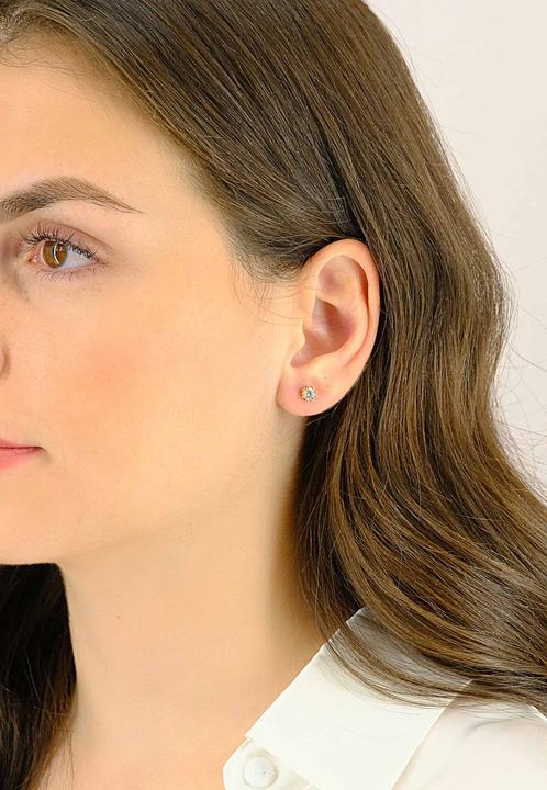 Image du produit Muau Boucles d'oreilles (750/18 K Or jaune)