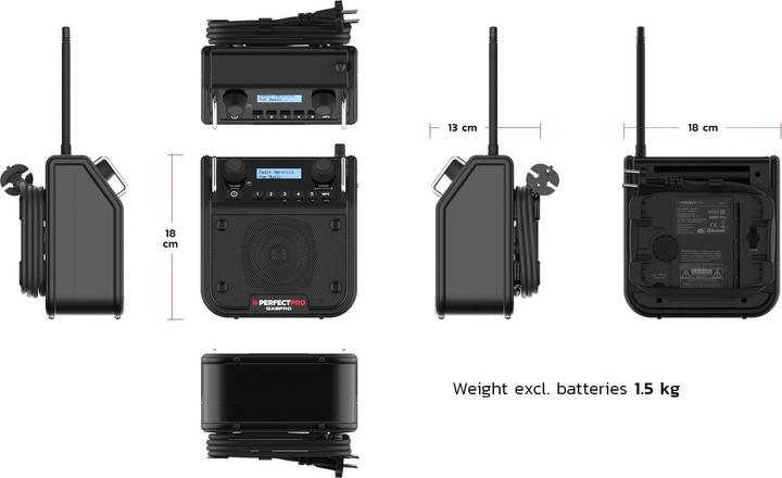 Produktbild PerfectPro Dabpro (FM, DAB+, DAB, Bluetooth)
