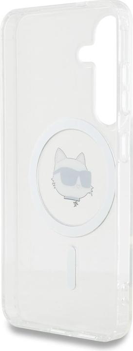 Immagine prodotto Karl Lagerfeld HC Magnetic IML Metal Choupette Head case for Samsung Galaxy S25 Plus white (Samsung Galaxy S25+)
