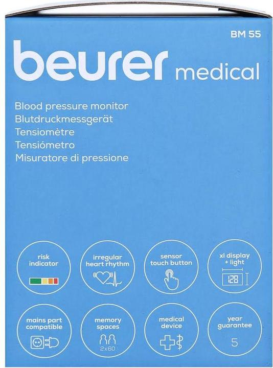 Actual product image Beurer Bm 55 (Blood pressure monitor upper arm)