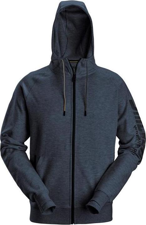 Immagine prodotto Snickers Workwear 28954500003 Logo Full-Zip Hoodie Dunkelblau XS (XS)