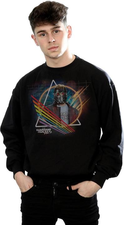 Guardians Of The Galaxy Neon Star Lord Masked Sweatshirt (XXL)