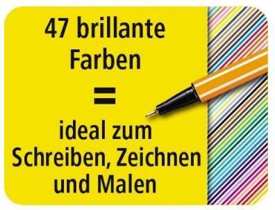 Actual product image STABILO point 88 Fineliner (Multicoloured, 20 x)