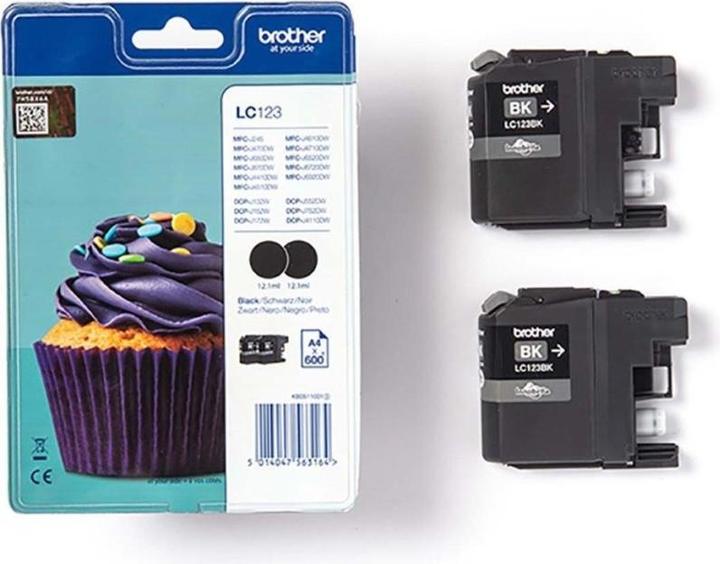 Produktbild Brother LC-123 BK Doppelpack (BK)