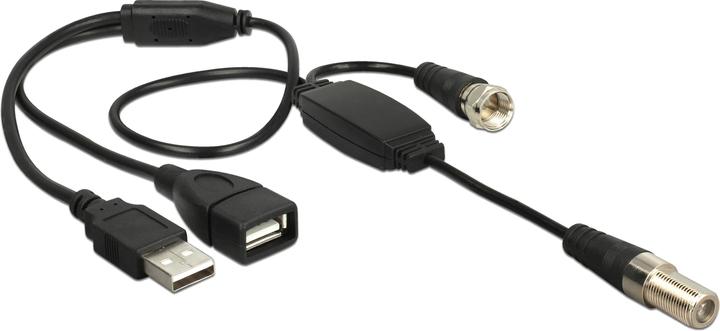 Delock Amplificazione DAB+ con connettore F (Cavi antenna)