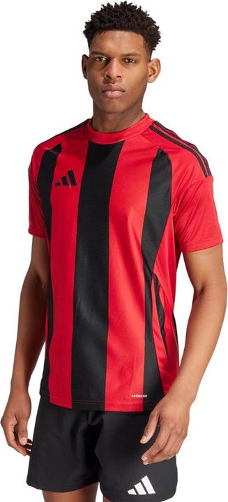 No Name Koszulka męska adidas Striped 24 Jersey czerwono-czarna IW4556 M (M)
