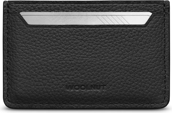 Actual product image Woolnut Leather Card Holder -korttikotelo, musta