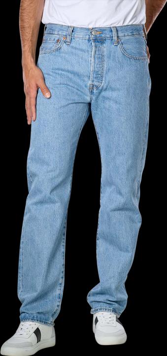 Actual product image Levis 501 jeans light stonewash (W33/L30)