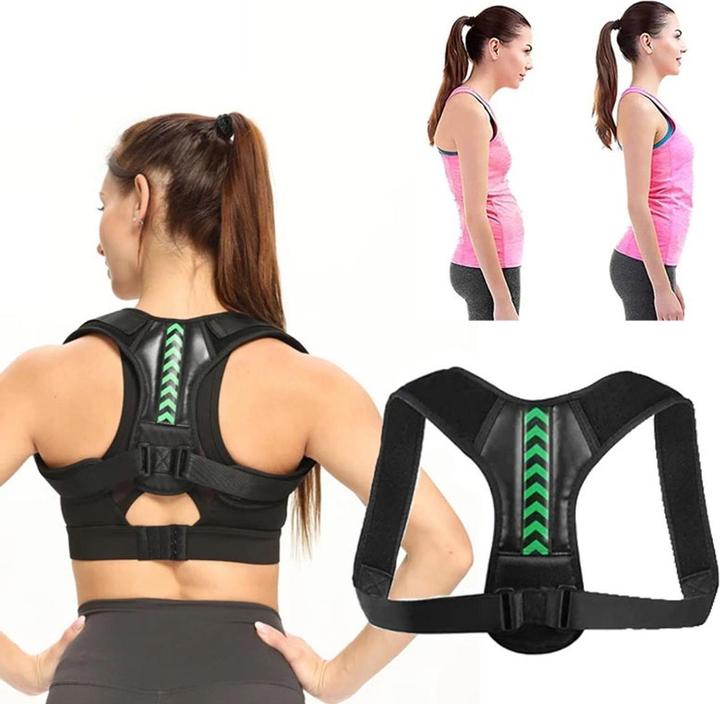 Produktbild König Design Rückenhalter Geradehalter Sport Rückenbandage Haltungskorrektur Stabilisator Neu (XXL)