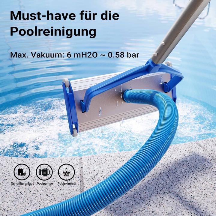 Image du produit Wiltec Teichtip ® 30m - 32mm - Tuyau de piscine flottant sections double manchon 165g/m - Made in Europe