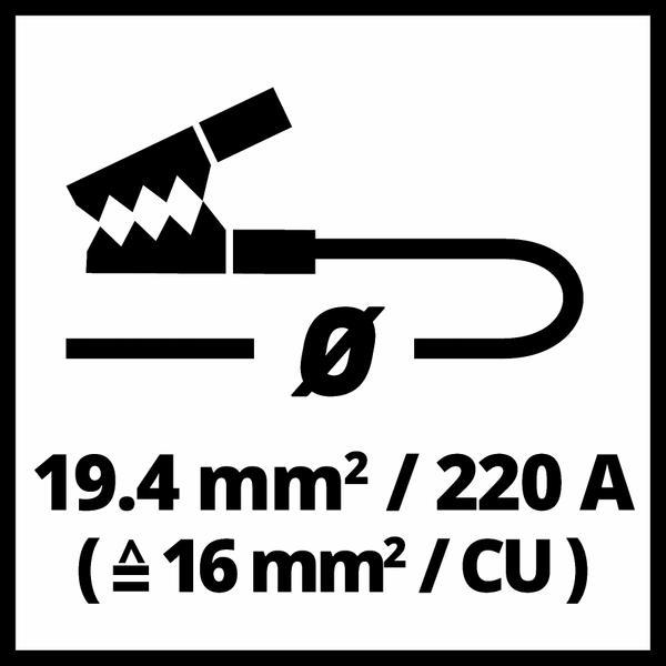 Actual product image Einhell Jumper cables (220 A)
