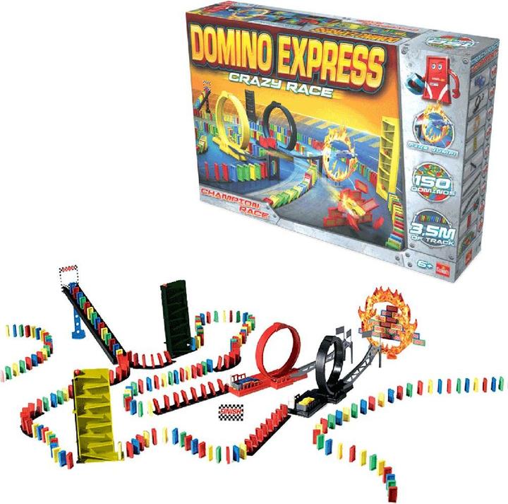 Produktbild Goliath Toys Domino Express Crazy Race (Deutsch, Französisch, Englisch)