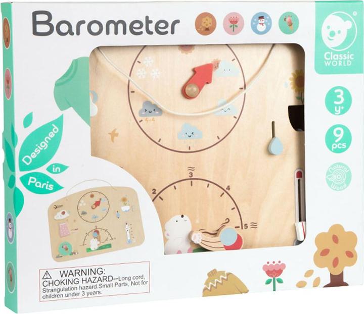 Produktbild Classic World Wettermesser aus Holz