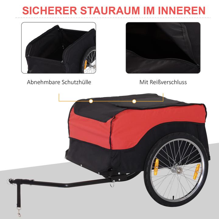 Produktbild Homcom Transportanhänger fürs Fahrrad
