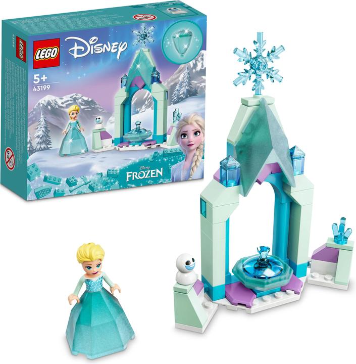 Actual product image LEGO Elsa's castle courtyard (43199, LEGO Disney)