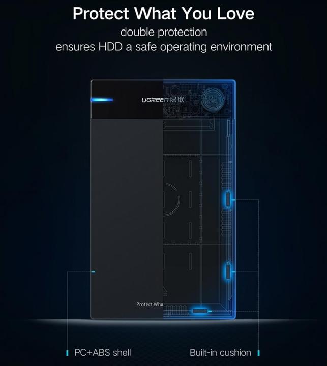 Actual product image Ugreen HDD Hard disk drive (2.5")