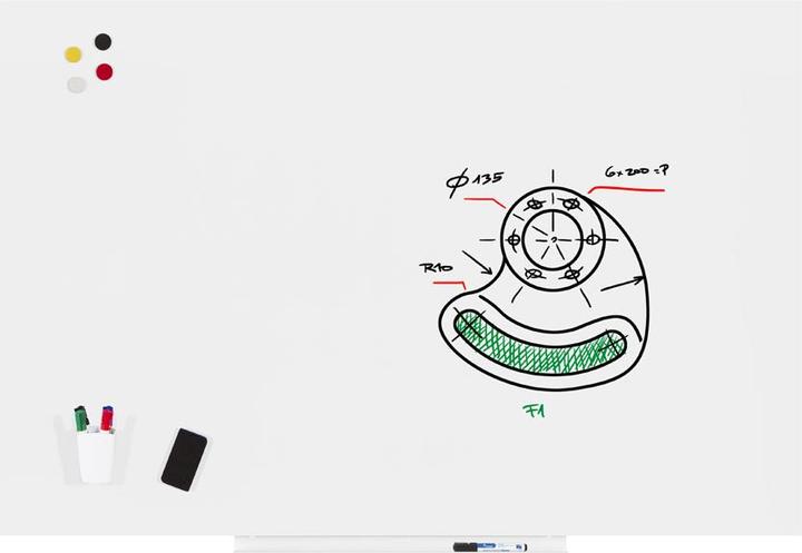 Produktbild Rocada Whiteboard-Modul (100 x 150 cm)