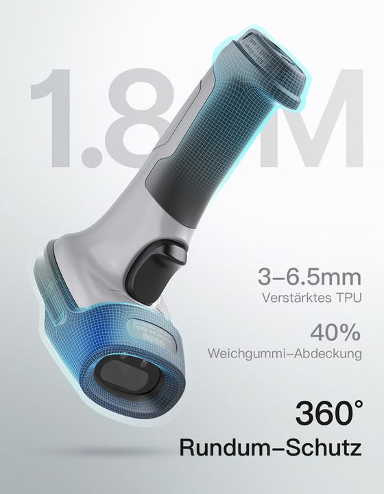 Produktbild Inateck Barcodescanner 72 gray (BCST-72 gray) (2D-Barcodes, 1D-Barcodes)