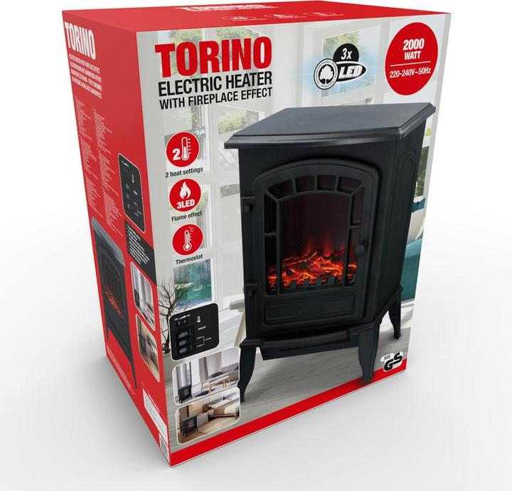 Produktbild Classic Fire Elektrischer Kamin (24 x 38 x 56.5 cm)
