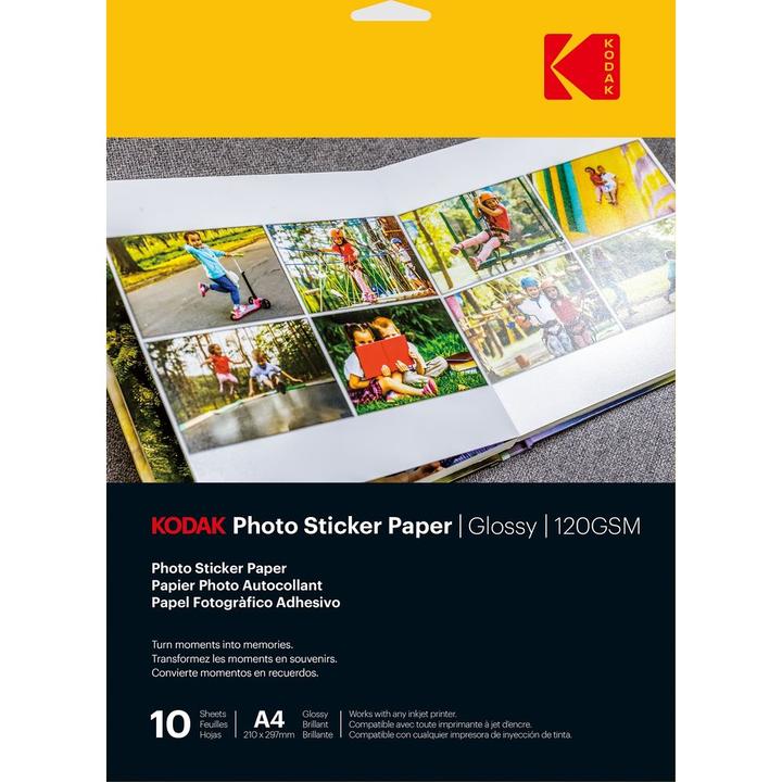 Produktbild Kodak Photo Sticker Paper (120 g/m², A4, 10 x)