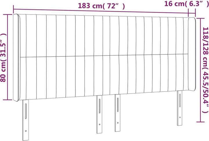 Produktbild VidaXL Lilyana (183 x 16 x 128 cm)