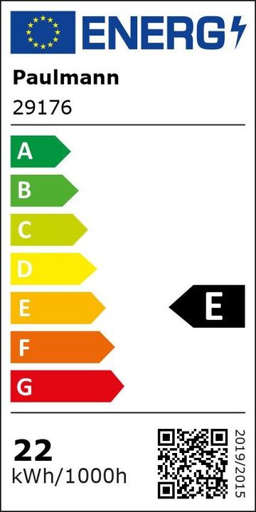 Energy Label Paulmann T8 tube EVG G13 (G13, 22 W, 2750 lm, 1 x, E)