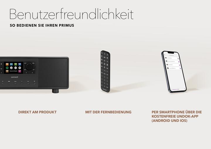 Produktbild Sonoro Primus (DAB+, Internetradio, Bluetooth, Radio Frequency (RF))