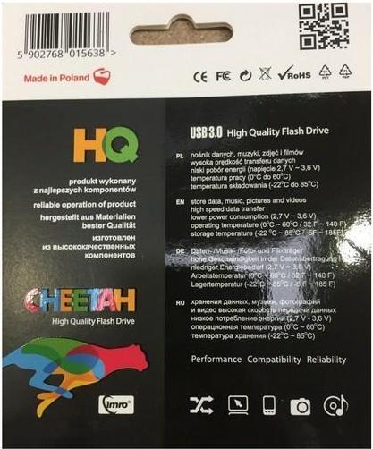 Immagine prodotto IMRO Pendrive 64GB CHEETAH USB3.0 in metallo (64 GB, USB-A)