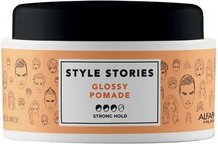 Produktbild Alfaparf Style Stories Glossy Pomade (Haarwachs, 100 ml)