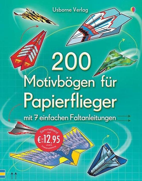 Produktbild 200 Motivbögen für Papierflieger (Deutsch, Andy Tudor, 2015)