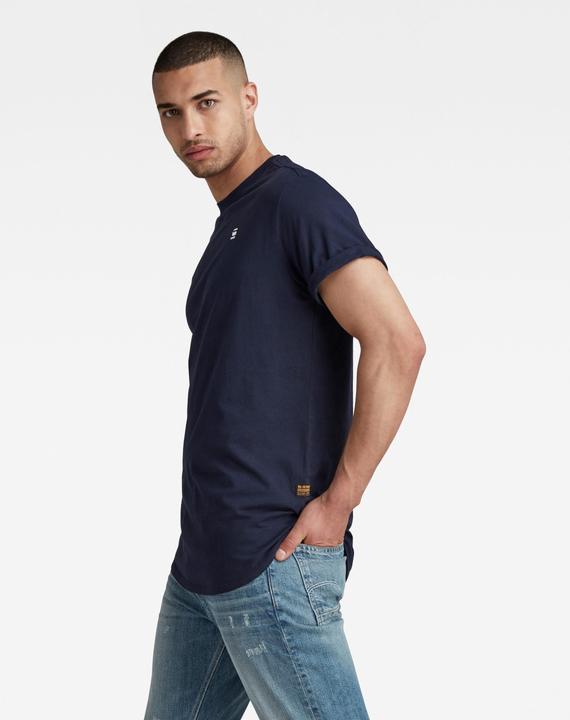 Produktbild G-Star Crew Neck Lash T-Shirt Regular Fit Sartho Blue (XL)