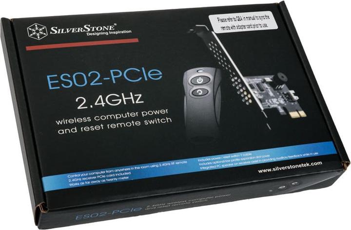 Image du produit Silverstone ES02-PCIe (Télécommande spécifique à l'appareil, Fréquence radio (RF))