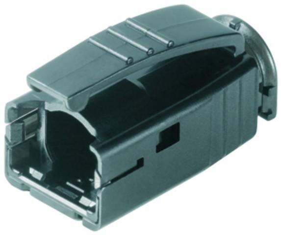 Actual product image Telegärtner STX Bend protection sleeve, orange, for RJ45 plug cat.6, order no. J80026A0000