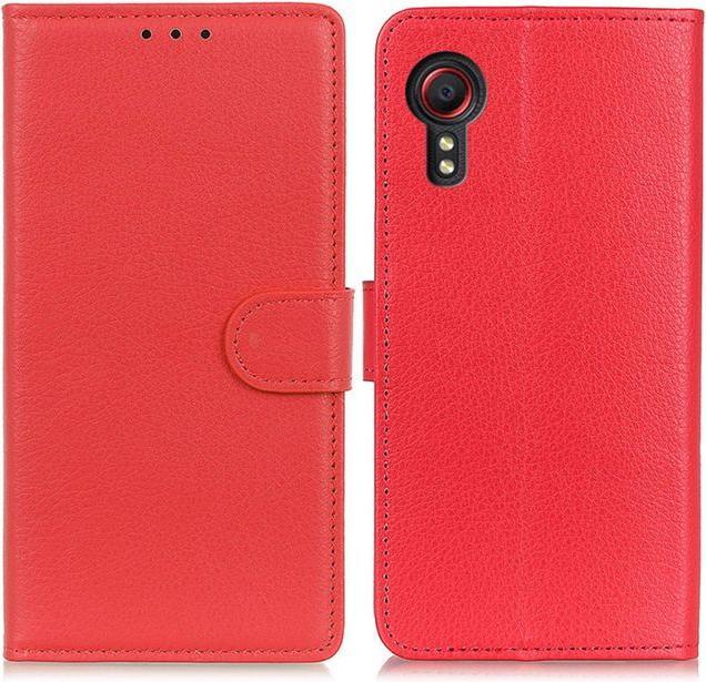 Actual product image MU Classic Litchi Leather Bookcover Series (Samsung Galaxy Xcover 5)