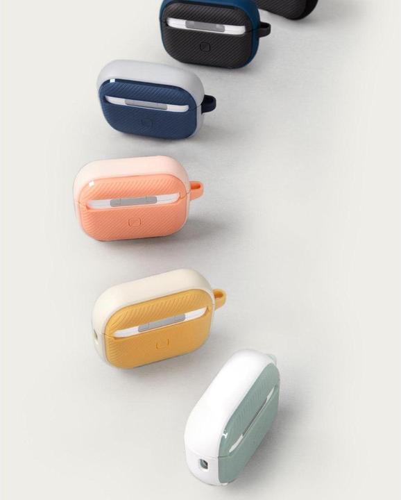 Image du produit Uniq étui Clyde Lock Case AirPods Pro 2 (2022/2023) czarno-ciemnoszary/charcoal-dark grey (Sac pour écouteurs)