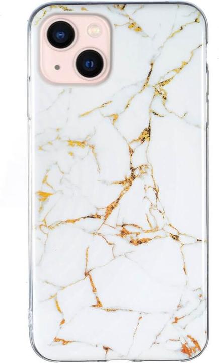 Immagine prodotto Cover-Discount iPhone 15 Plus - Custodia in gomma siliconica Marmo Bianco (Apple iPhone 15 Plus)