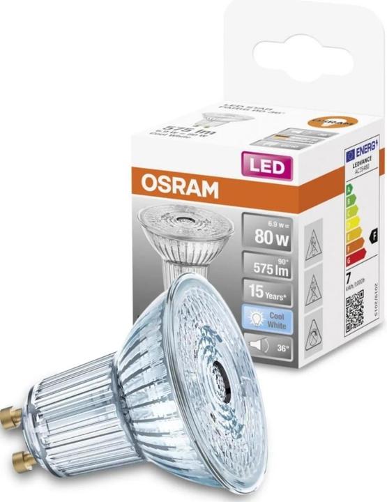 Actual product image Osram Star Par 16 (GU10, 6.90 W, 575 lm, 1 x, F)