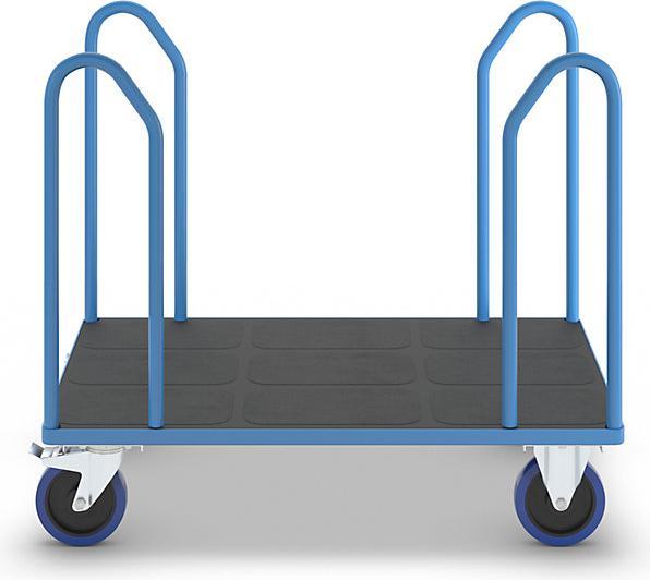 Produktbild eurokraft pro Plattformwagen mit Seitenbügeln (500 kg)