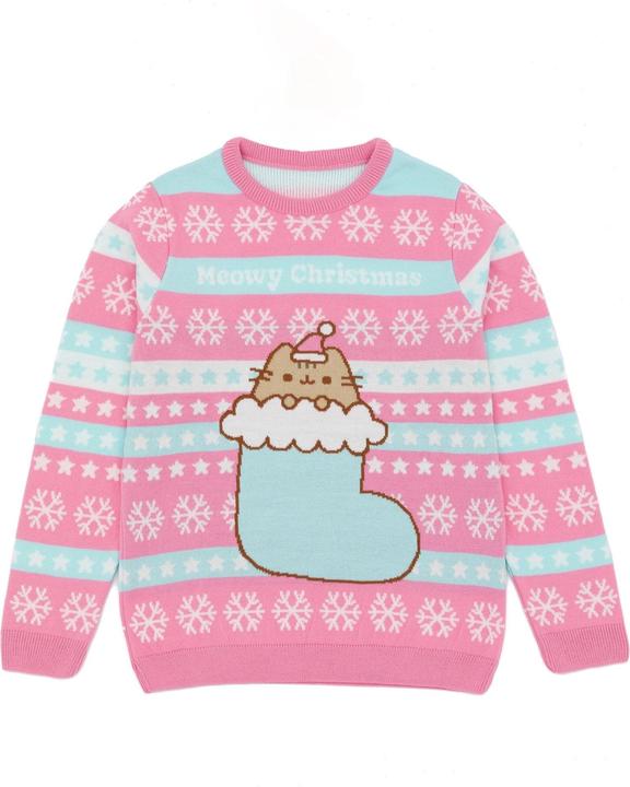 Image du produit Pusheen Sweatshirt de Noël en tricot pour filles (146, 152)