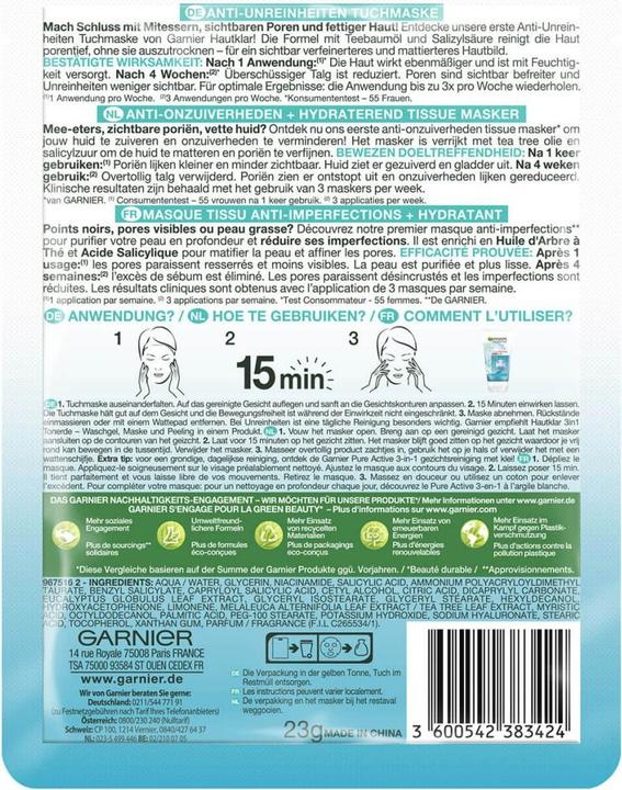 Actual product image Garnier Pure