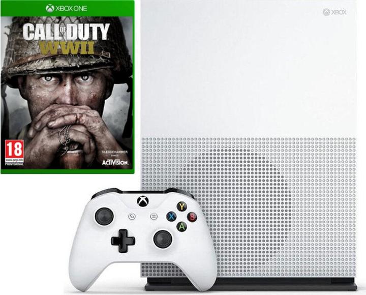 Produktbild Microsoft Xbox One S 1TB + CoD: WWII