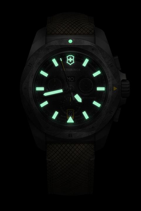 Produktbild Victorinox I.N.O.X. Chrono 43, SIR, BLK dial,BRN structured m (Swiss Made, Chronograph, 43 mm)