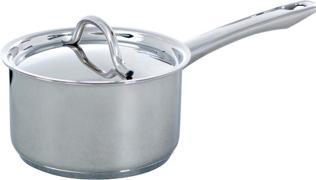 BK Profiline Steelpan met deksel 16 cm (16 cm, Casserole à manche)