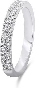 Immagine prodotto Brilio Argento - Anello in argento scintillante con zirconi chiari RI059W - Circuito: 60 mm (60)