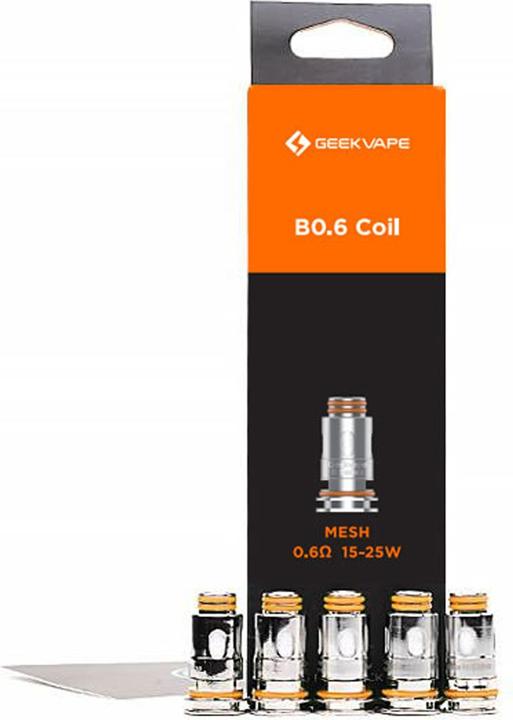 Geek Vape B0.6 Coil Mesh 0.6Ohm 15-25W 5pcs (5 x)