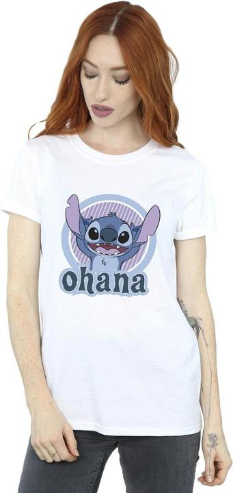 Immagine prodotto Disney Lilo And Stitch Ohana Circle Maglietta Ampia Donna (XL)