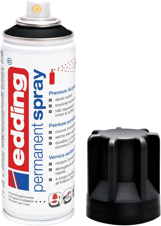 Actual product image Edding acrylic spray (Deep black, 200 ml)
