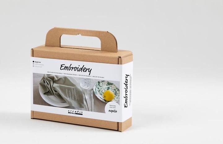 Actual product image Creativ Company Bastelset Sticken Serviette
