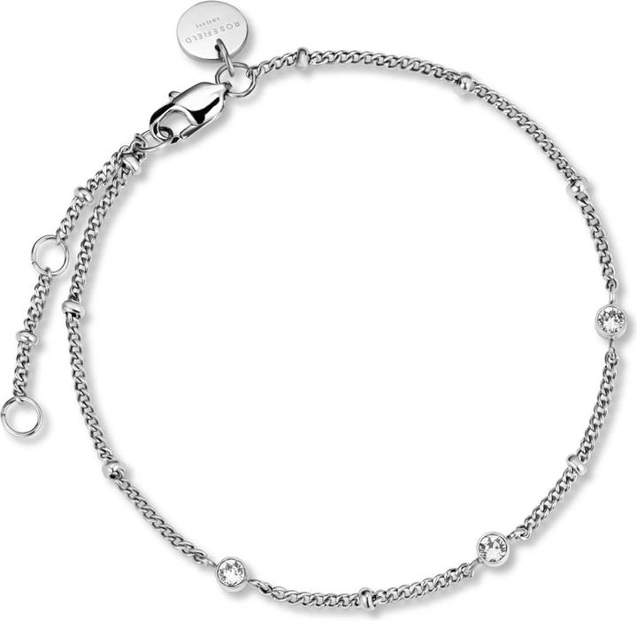 Immagine prodotto Rosefield Bracciale in acciaio con cristalli TOCCOMBO JTBTS-J431 (L) (19.50 cm, Acciaio inossidabile 316L rodiato)